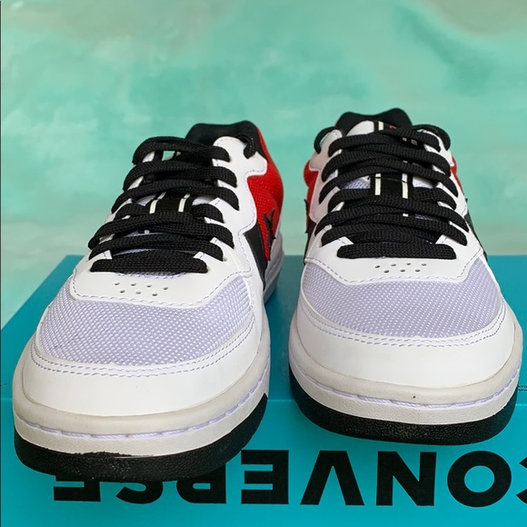 CONVERSE RIVAL OX WHITE/UNIVERSITY RED/BLACK WMNS - Picture 8 of 16